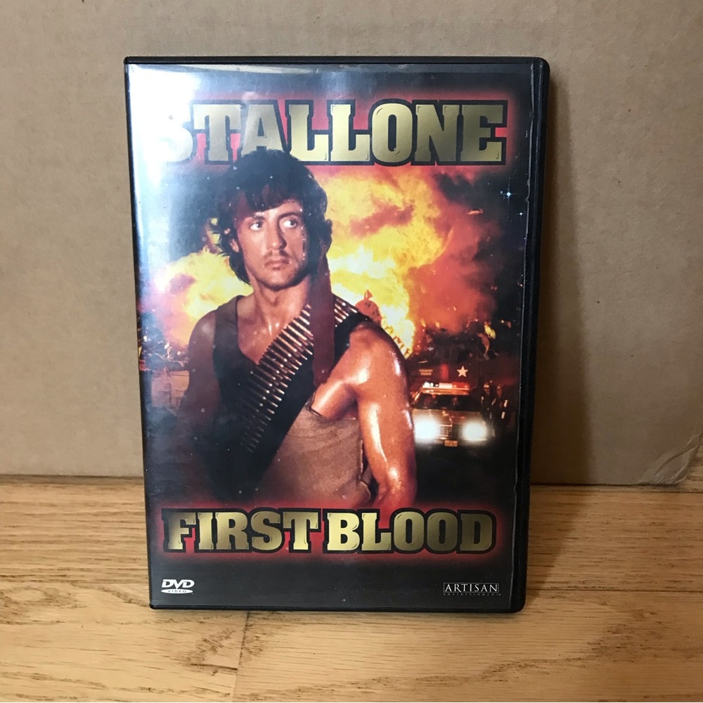 First Blood DVD Movie Sylvester Stallone War Hero John Rambo Green Beret Classic